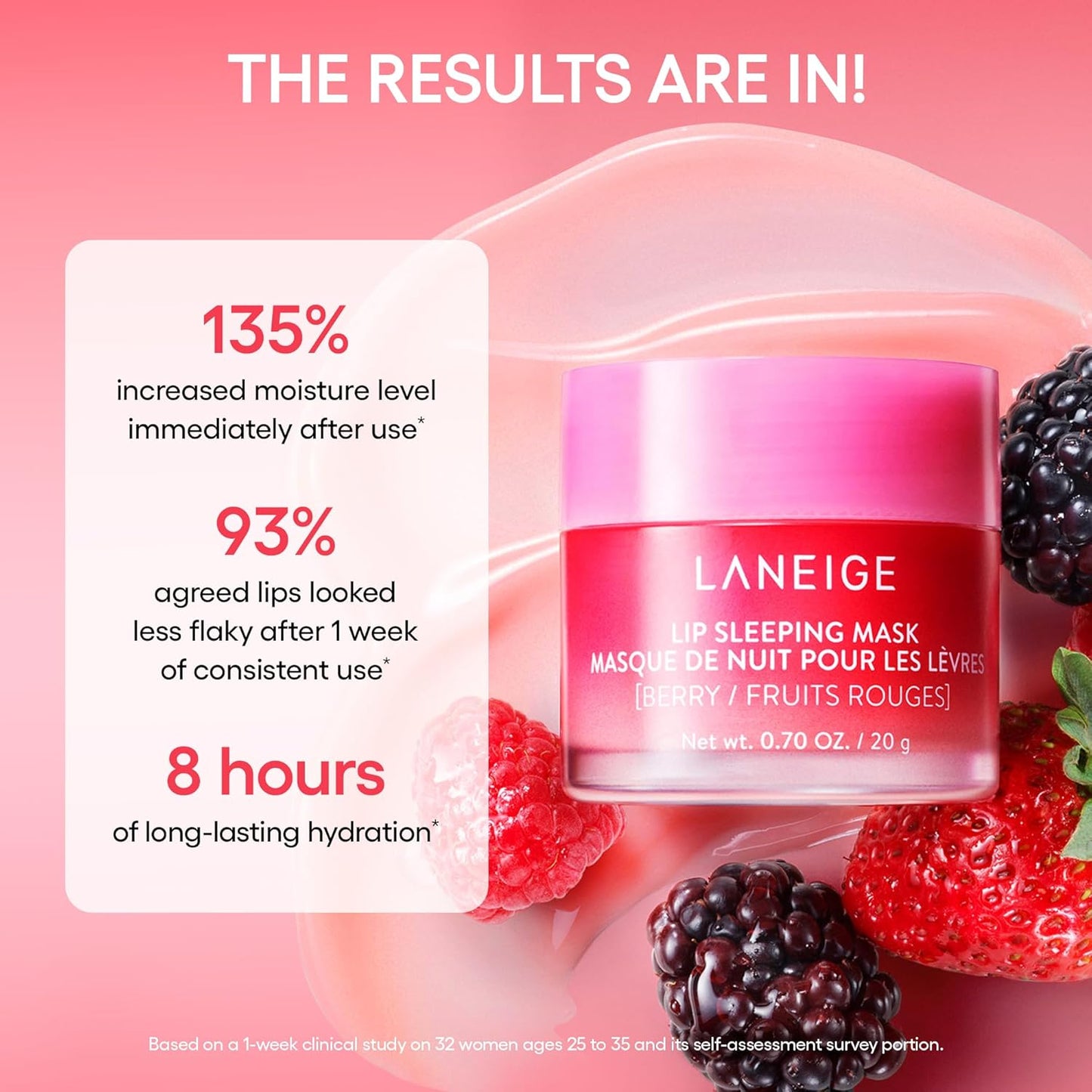 Lip Sleeping Mask EX - Berry 20g