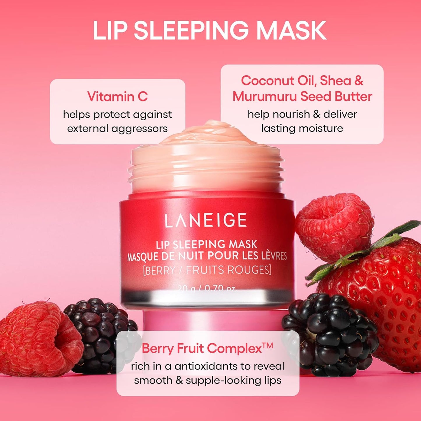 Lip Sleeping Mask EX - Berry 20g
